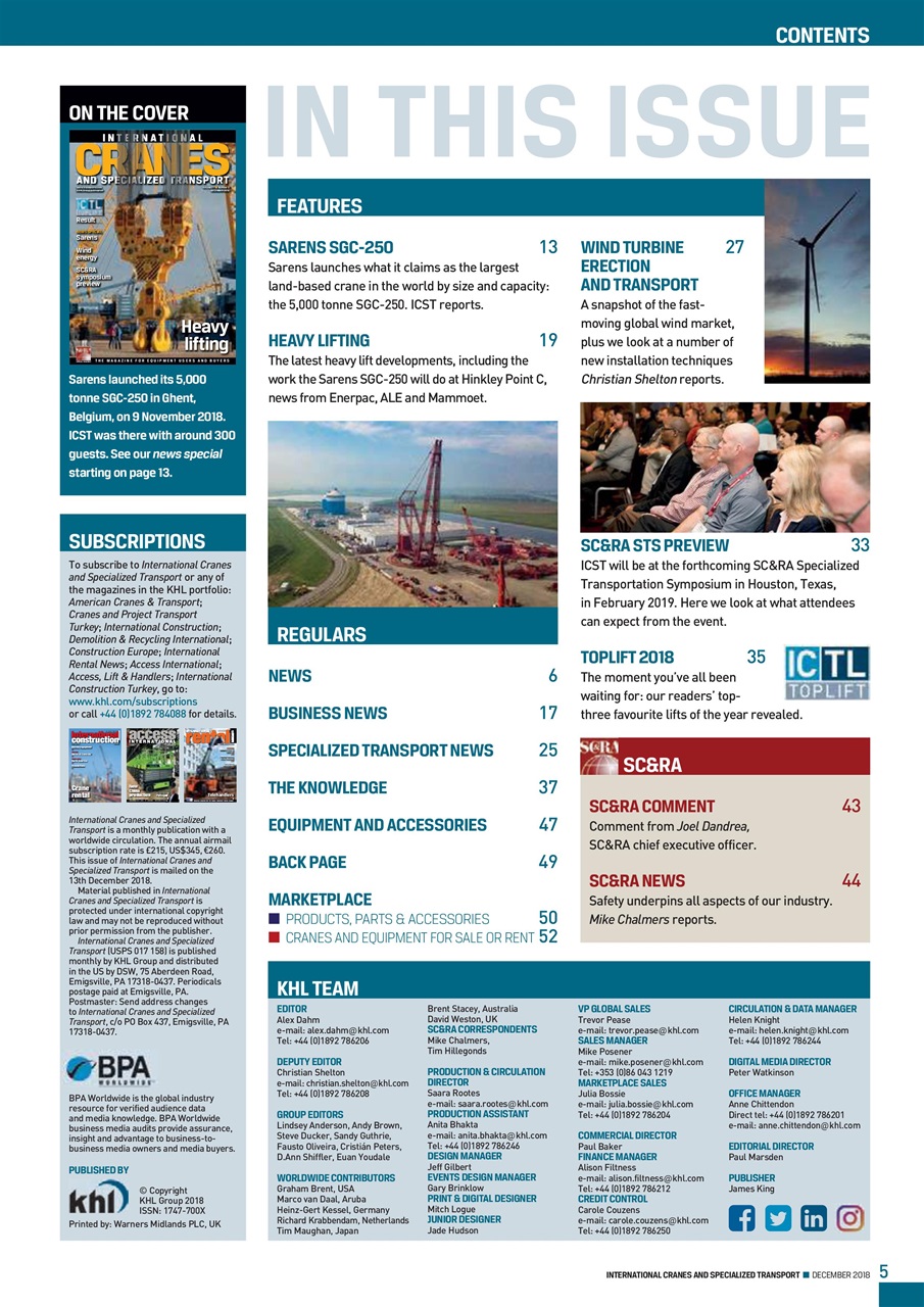 Int. Cranes and Specialized Transp Preview Pages