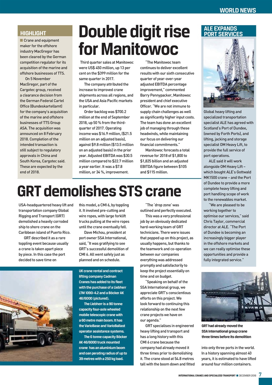 Int. Cranes and Specialized Transp Preview Pages