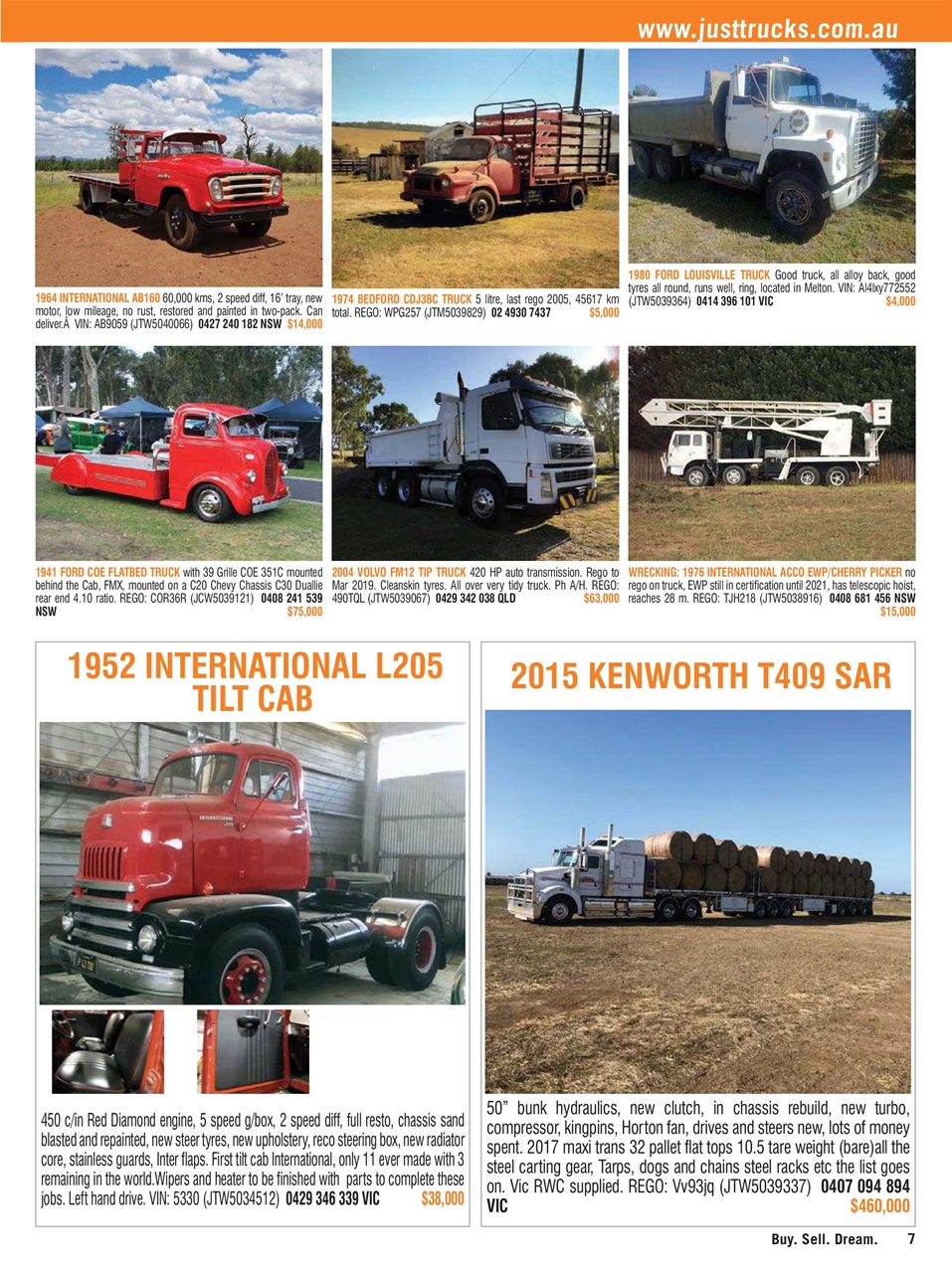 JUST TRUCKS Preview Pages