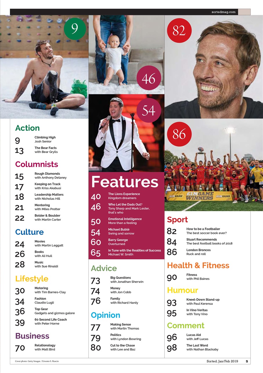 Sorted Magazine – The men's mag with morals Preview Pages