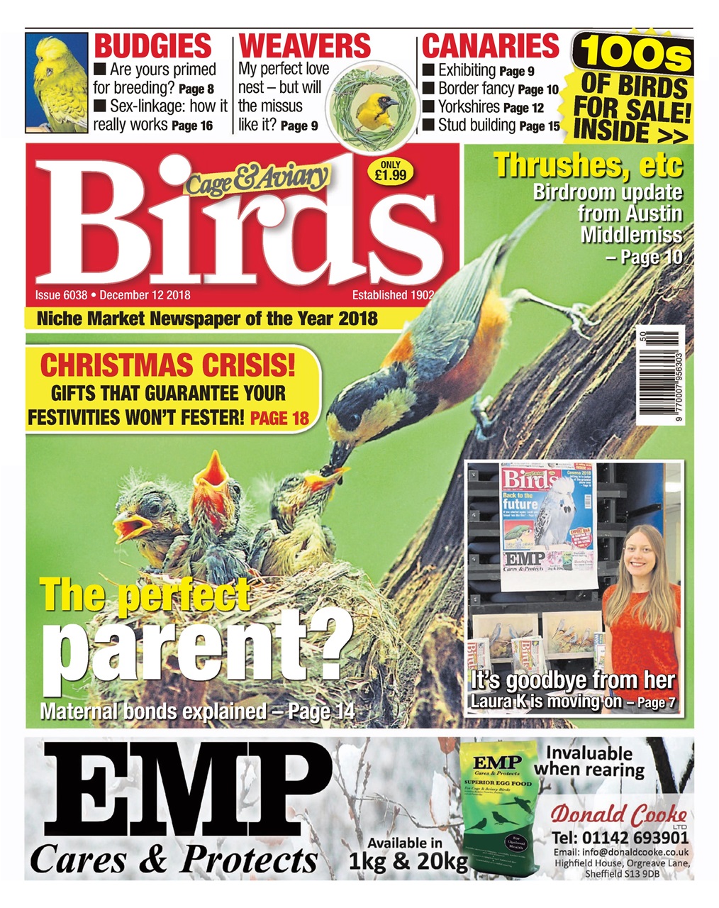 Cage & Aviary Birds Preview Pages