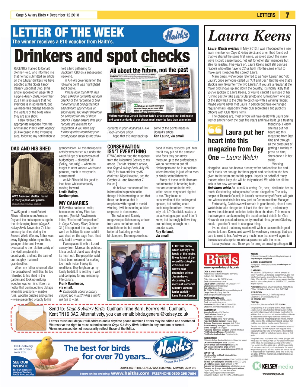 Cage & Aviary Birds Preview Pages