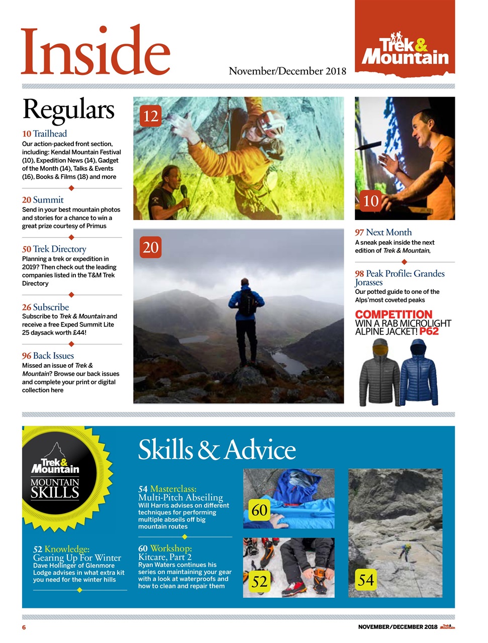 Trek & Mountain Magazine Preview Pages