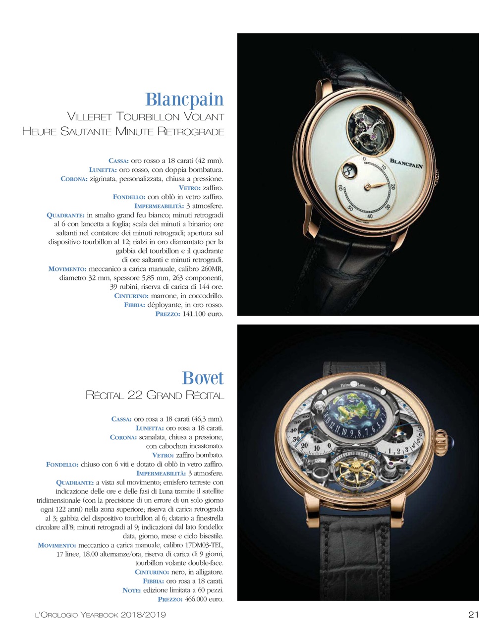 L'Orologio Preview Pages