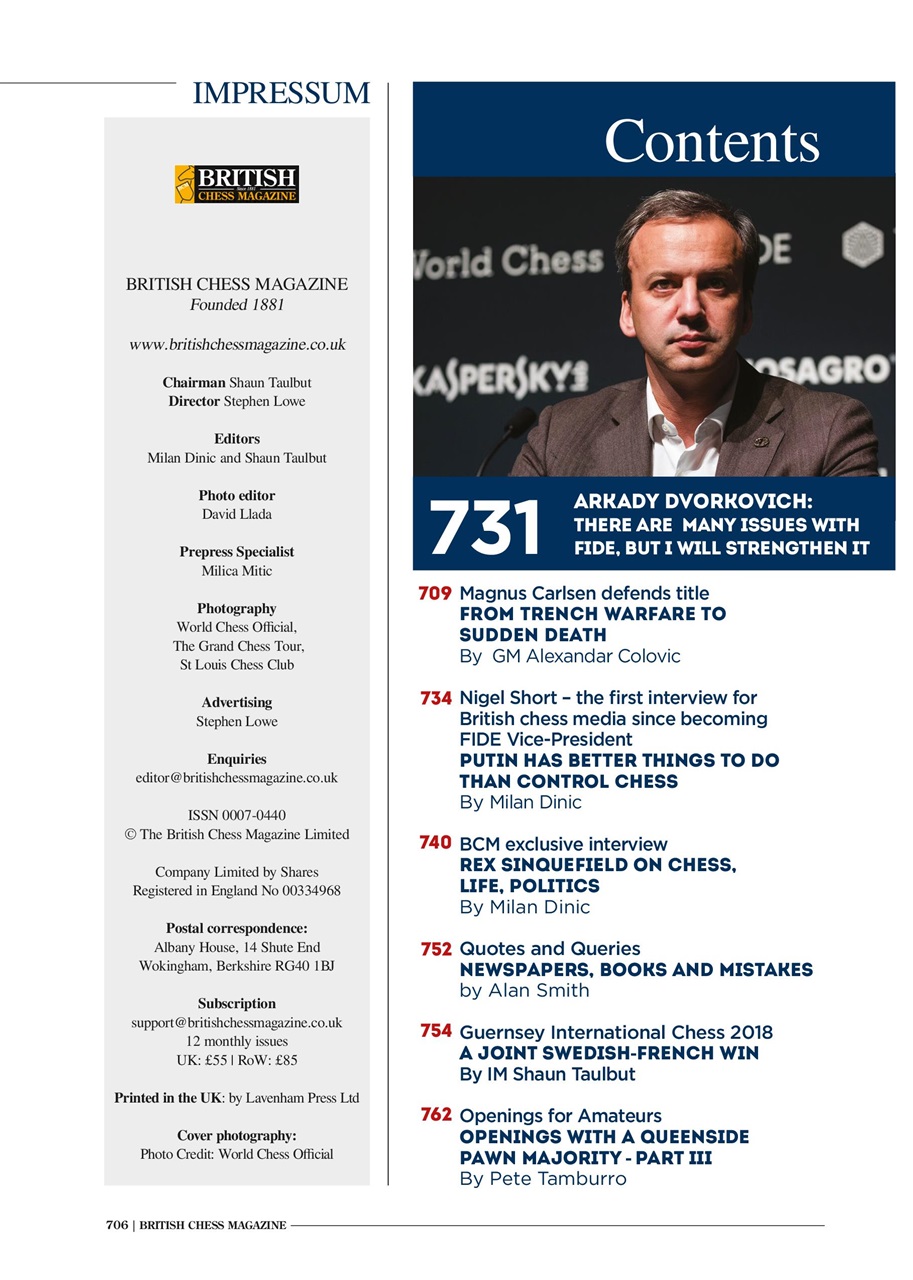 British Chess Magazine Preview Pages