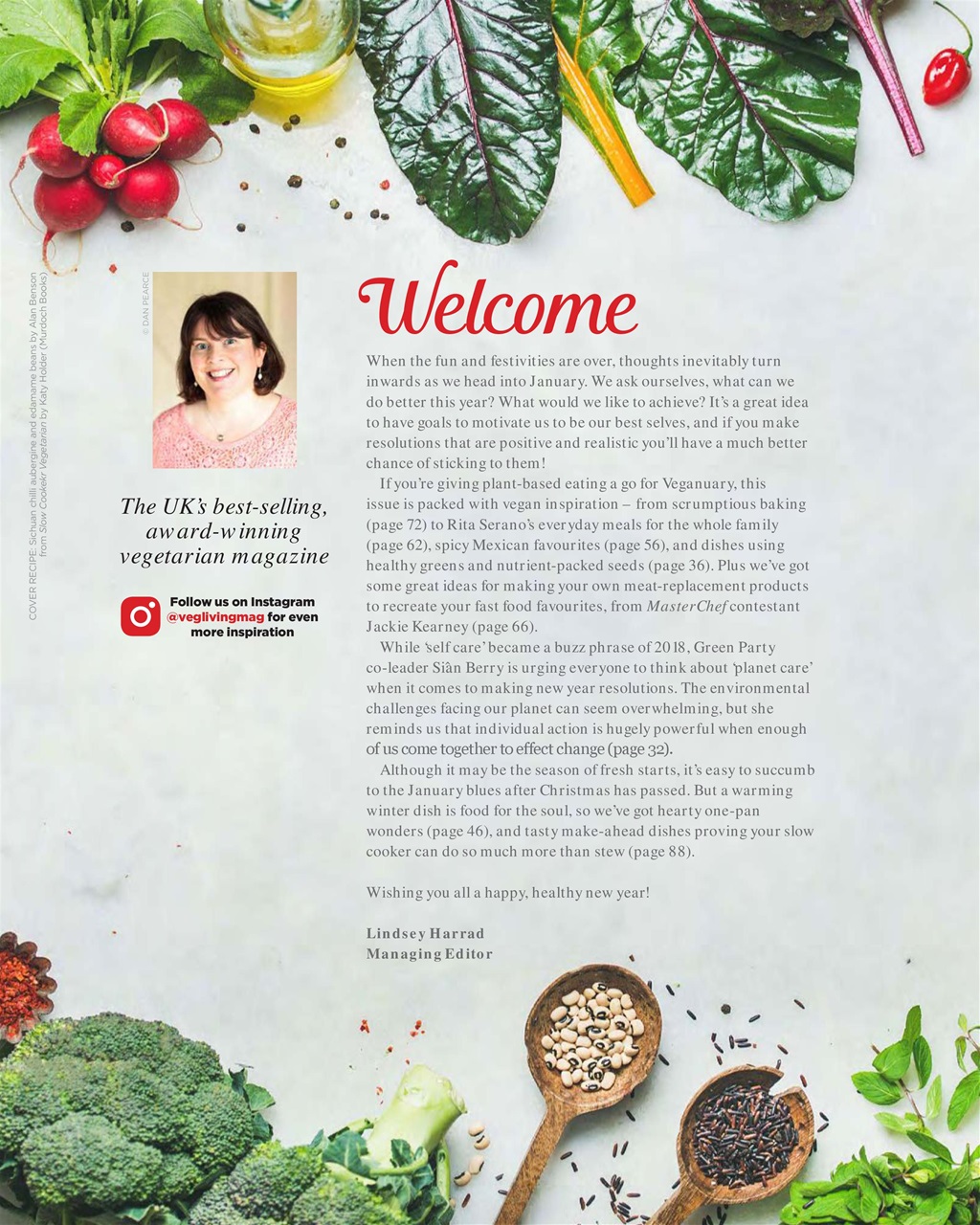 Vegetarian Living Preview Pages