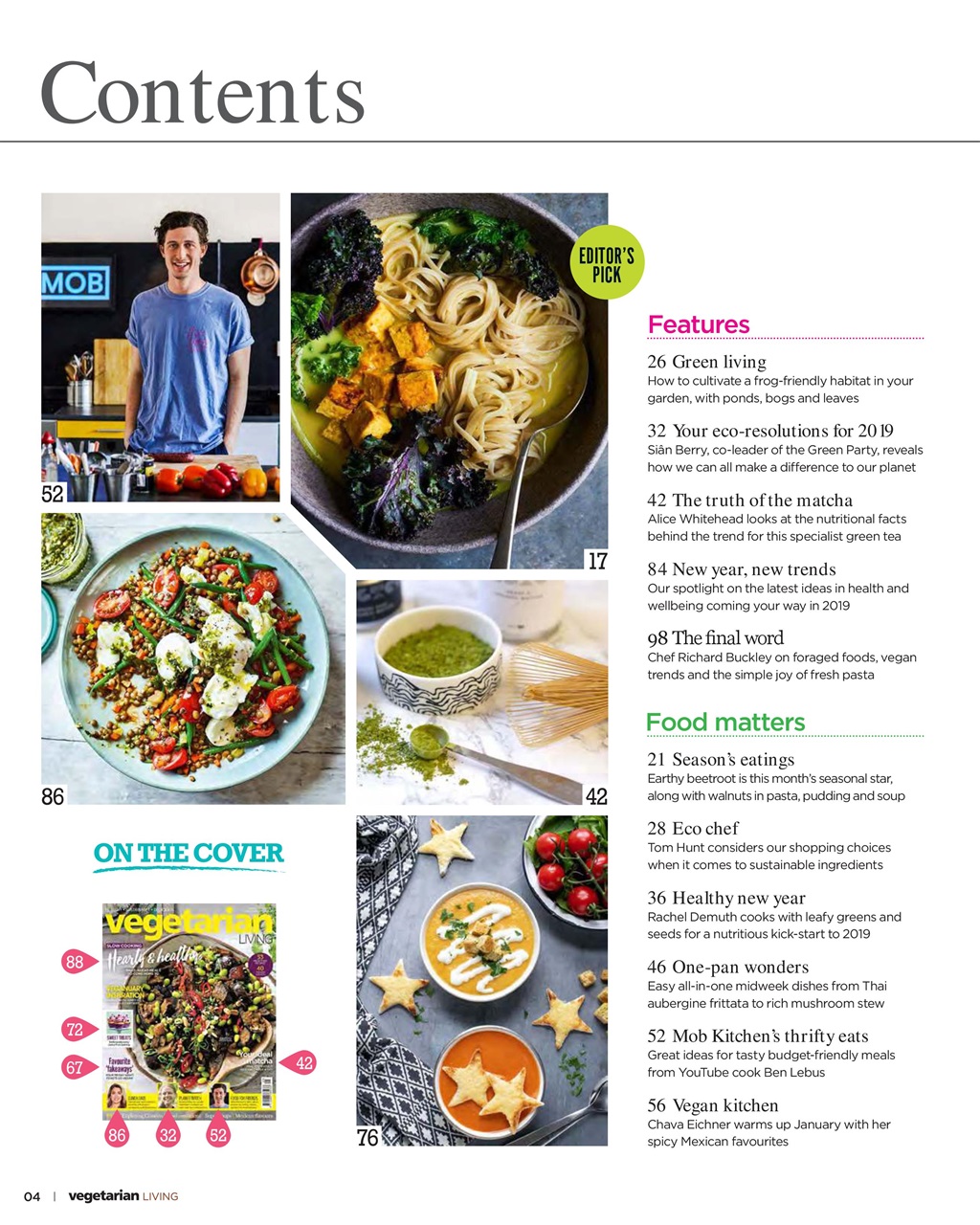 Vegetarian Living Preview Pages