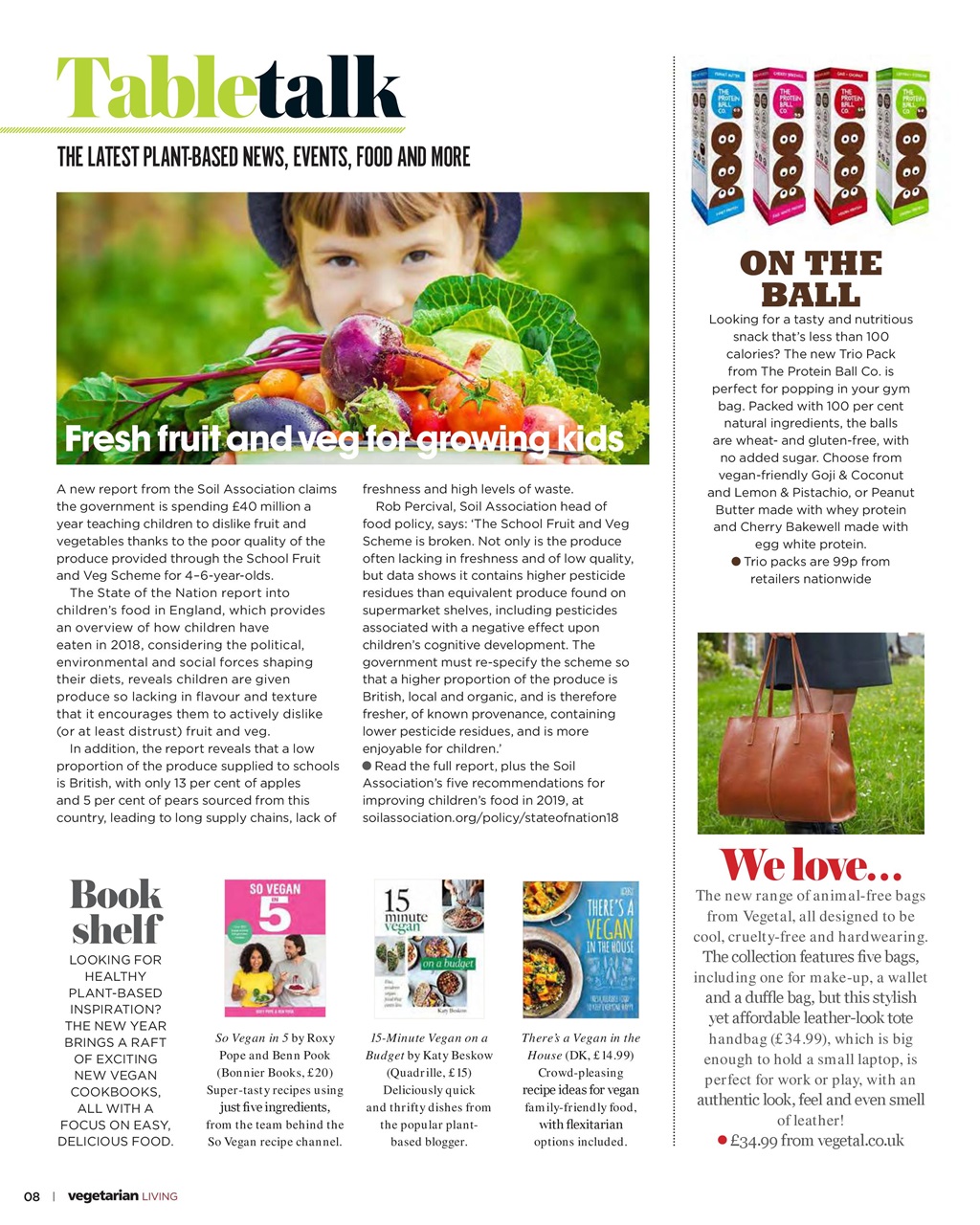 Vegetarian Living Preview Pages