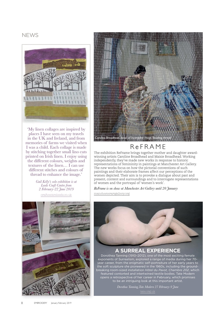 Embroidery Magazine Preview Pages