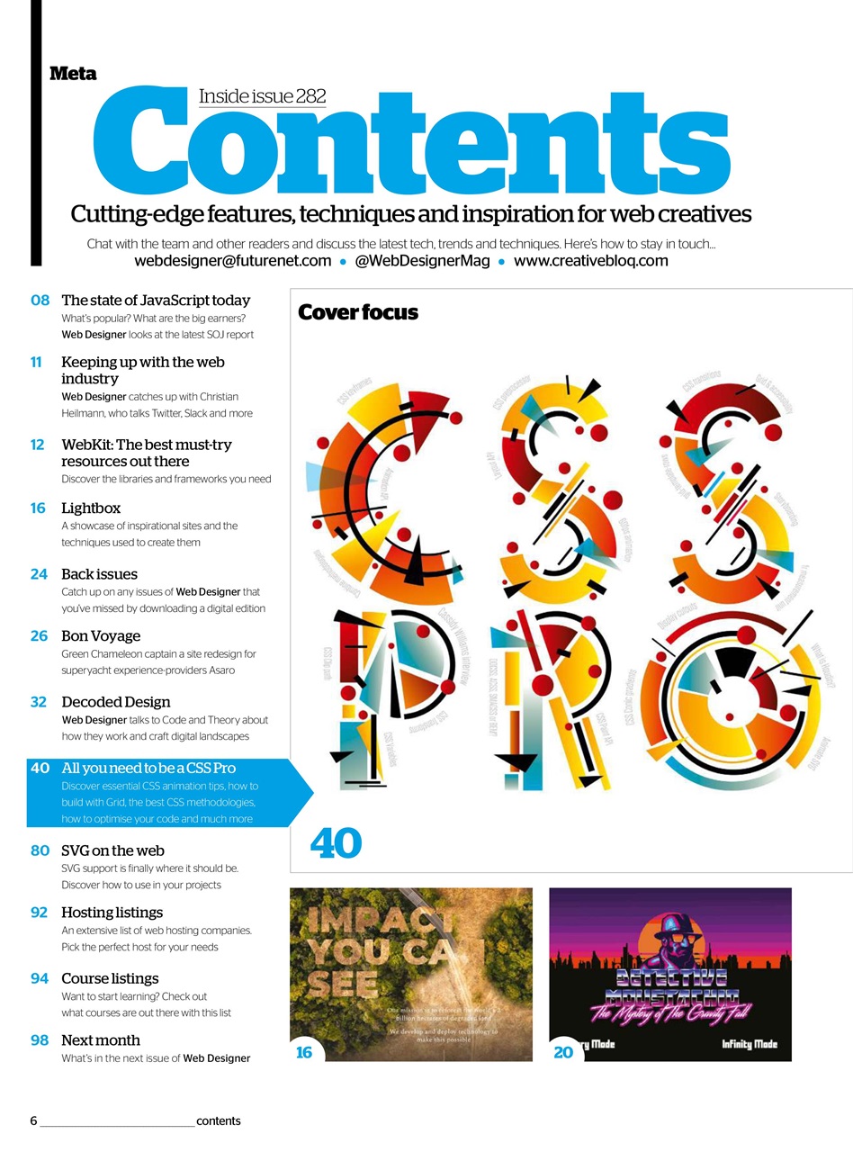 Web Designer Preview Pages