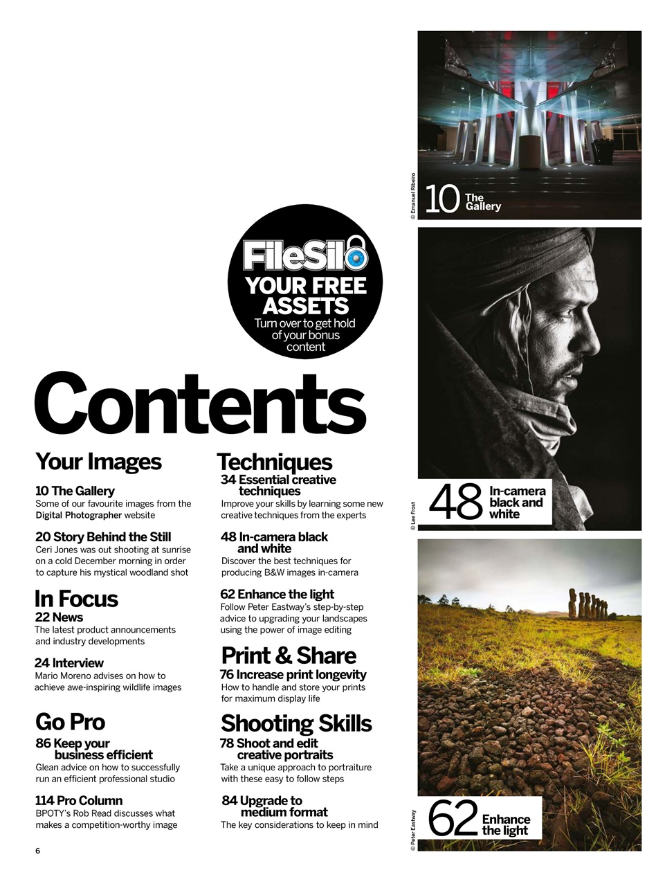 Digital Photographer Preview Pages