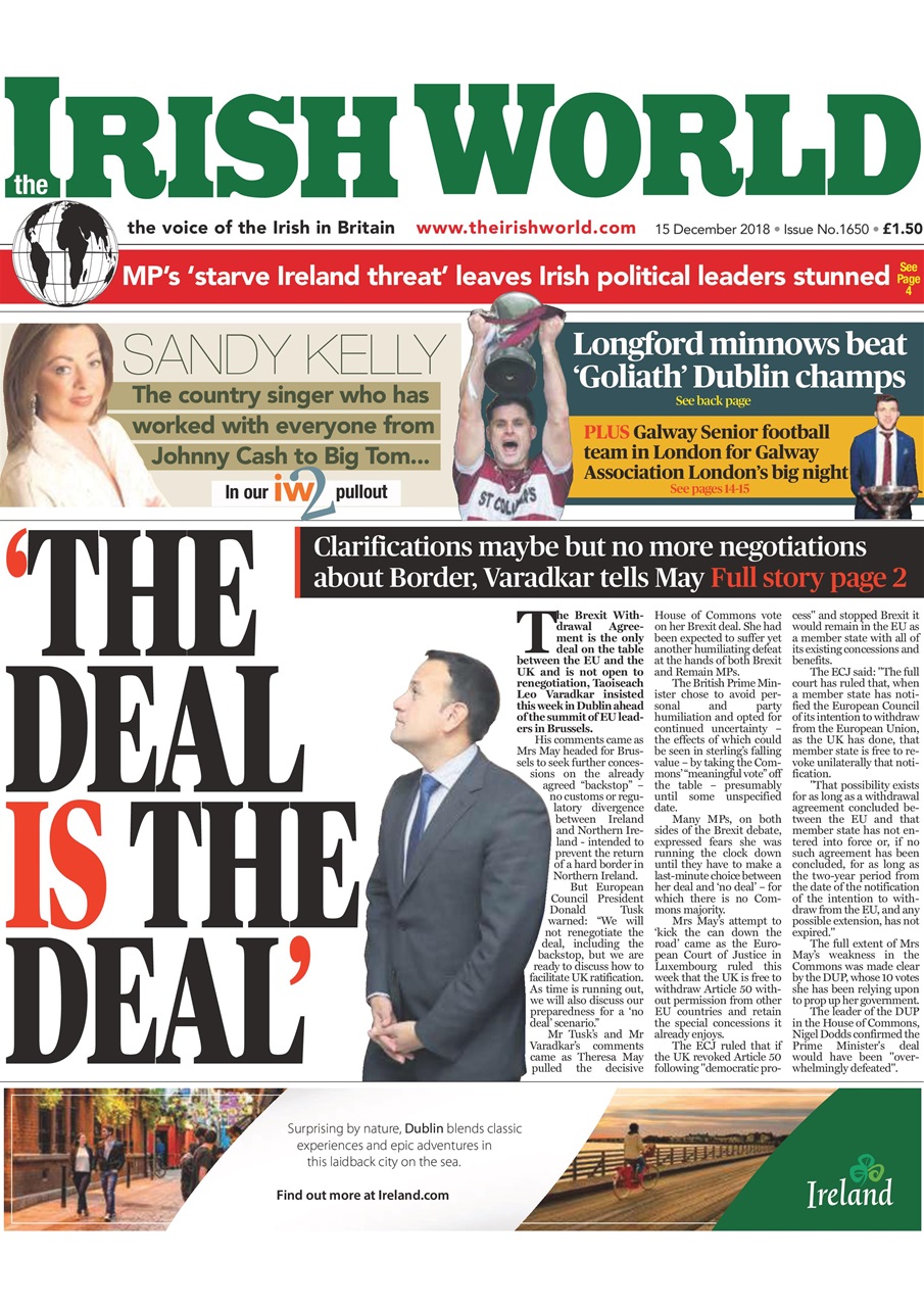 Irish World Preview Pages