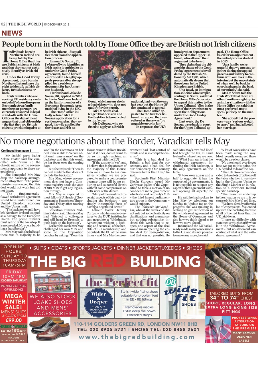 Irish World Preview Pages