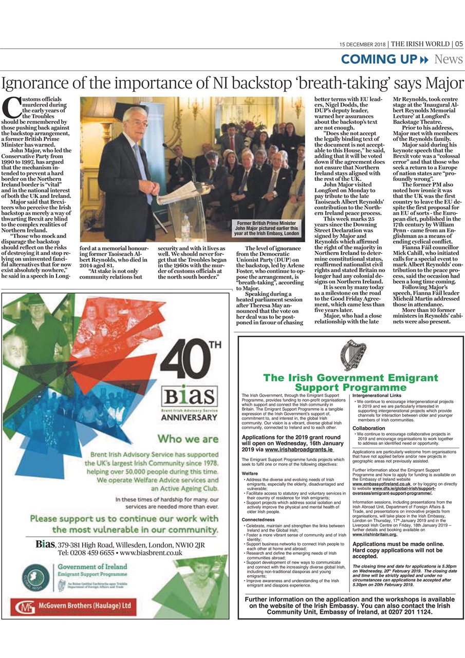 Irish World Preview Pages