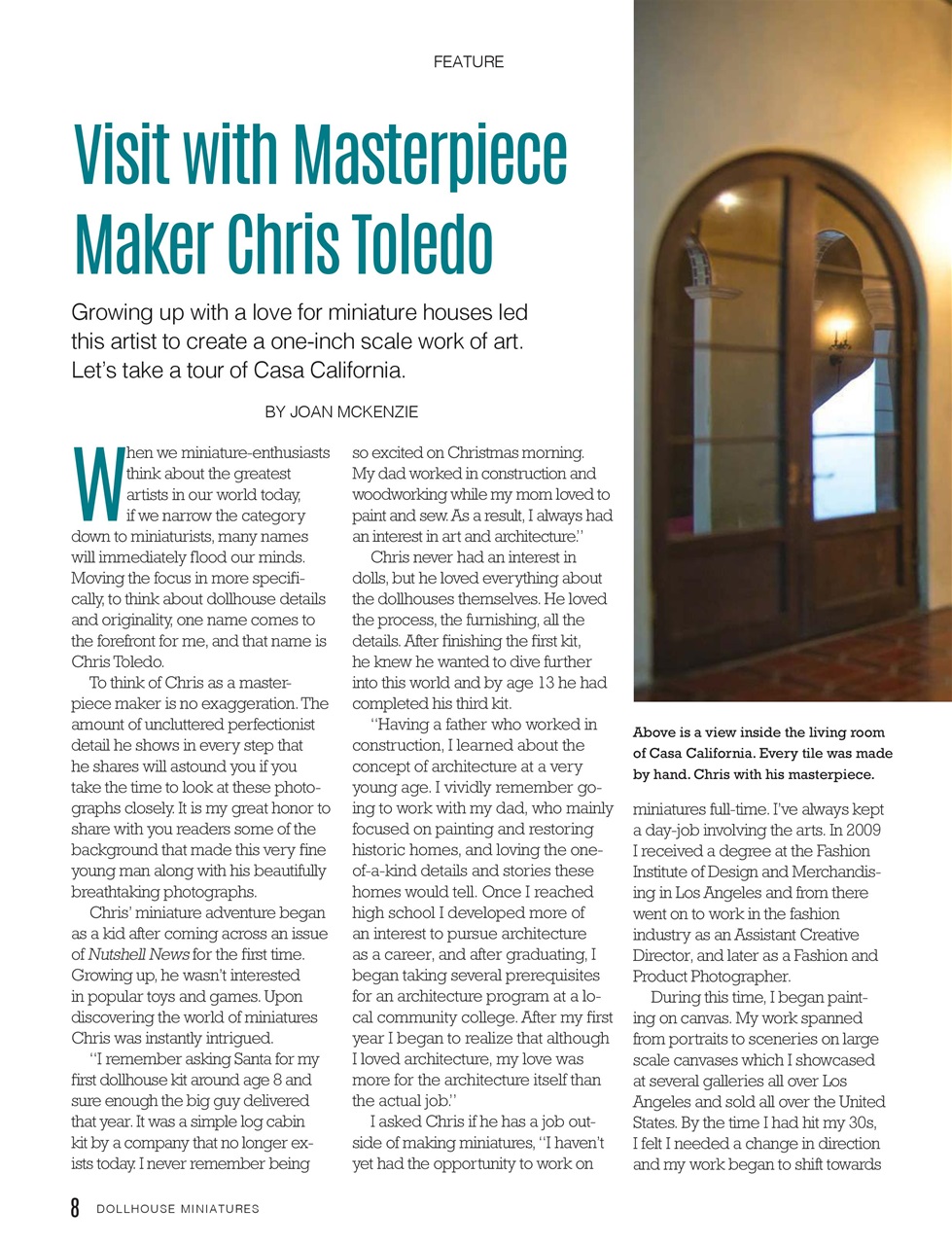 Dollhouse Miniatures Preview Pages