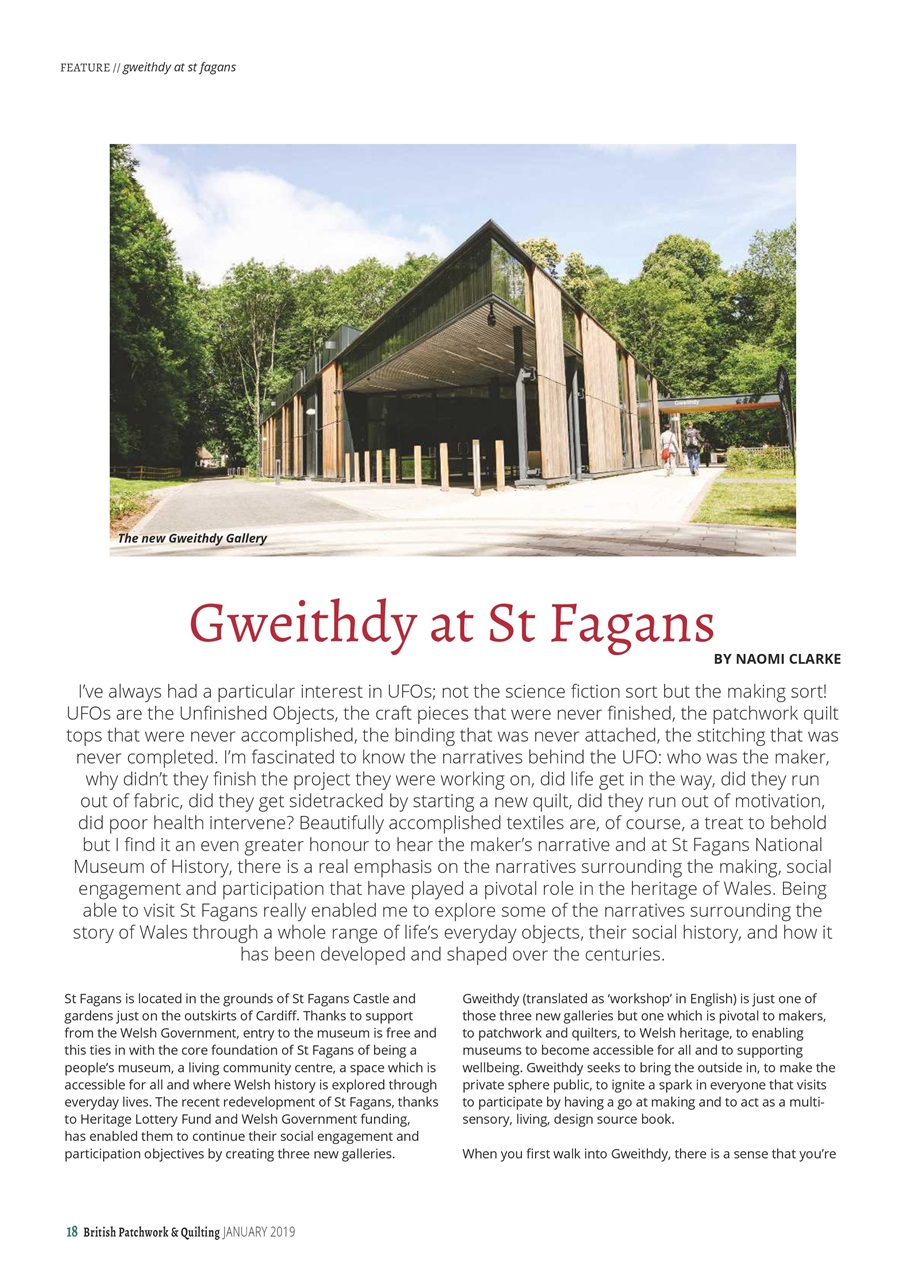 Patchwork and Quilting Preview Pages