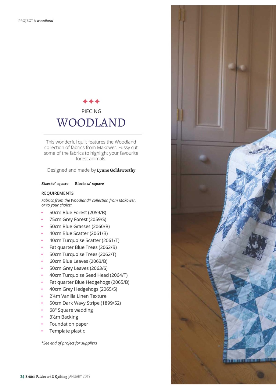 Patchwork and Quilting Preview Pages