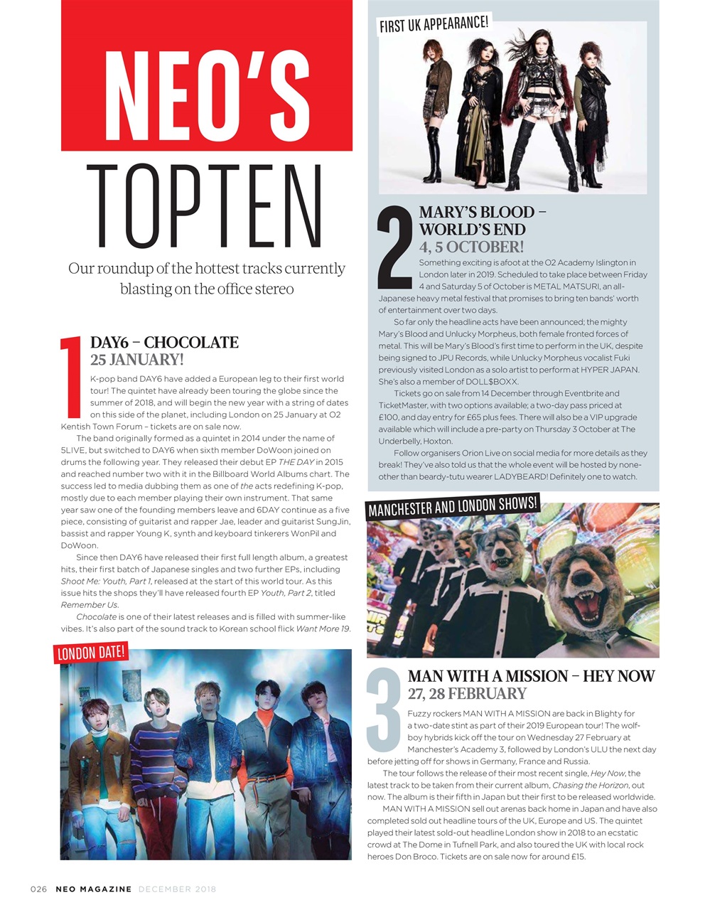 NEO Magazine Preview Pages