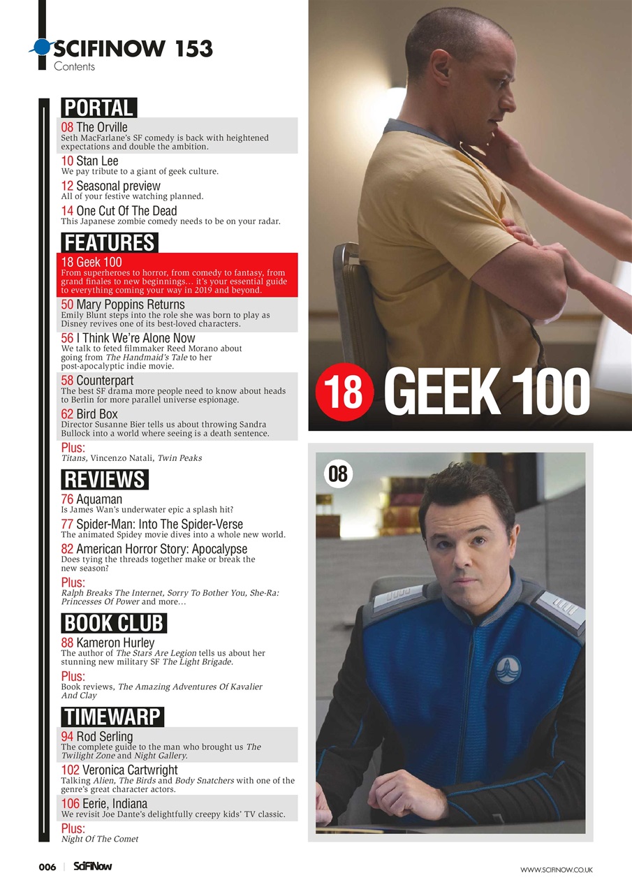 SciFiNow Preview Pages