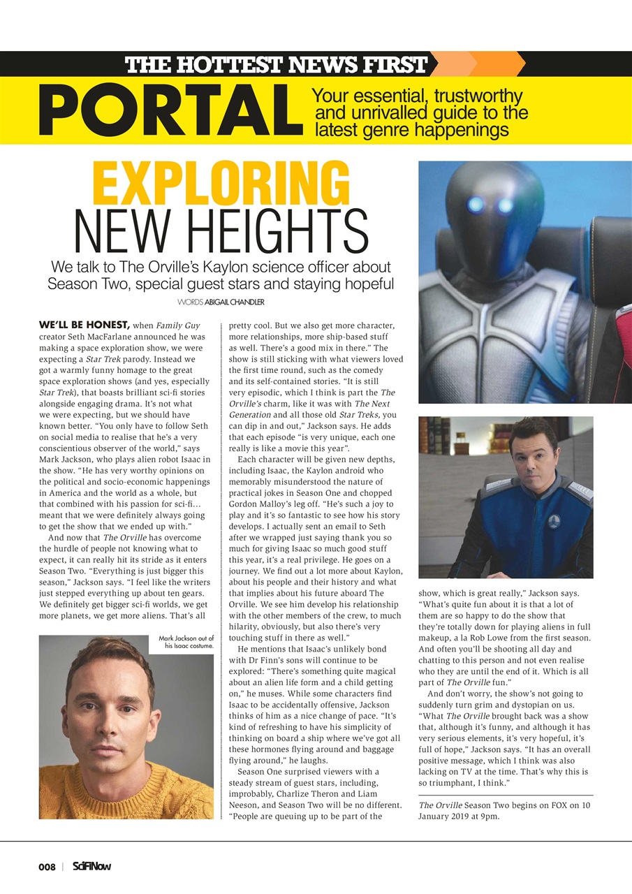 SciFiNow Preview Pages