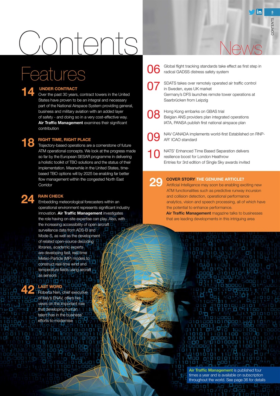 Air Traffic Management Preview Pages