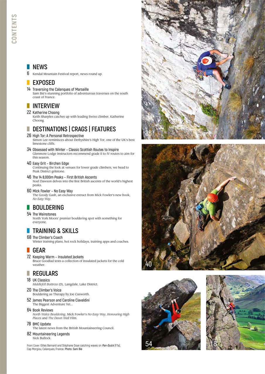 Climber Preview Pages