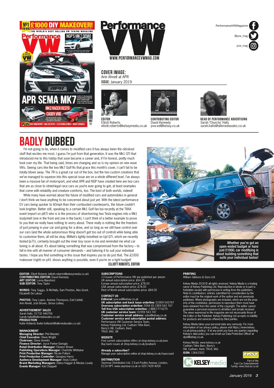 Performance VW Preview Pages