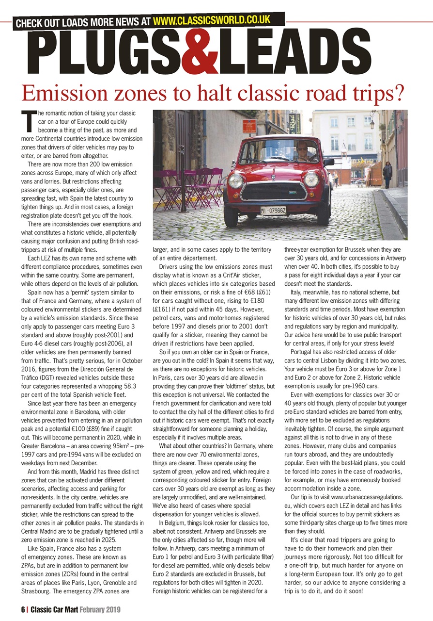 Classic Car Mart Preview Pages