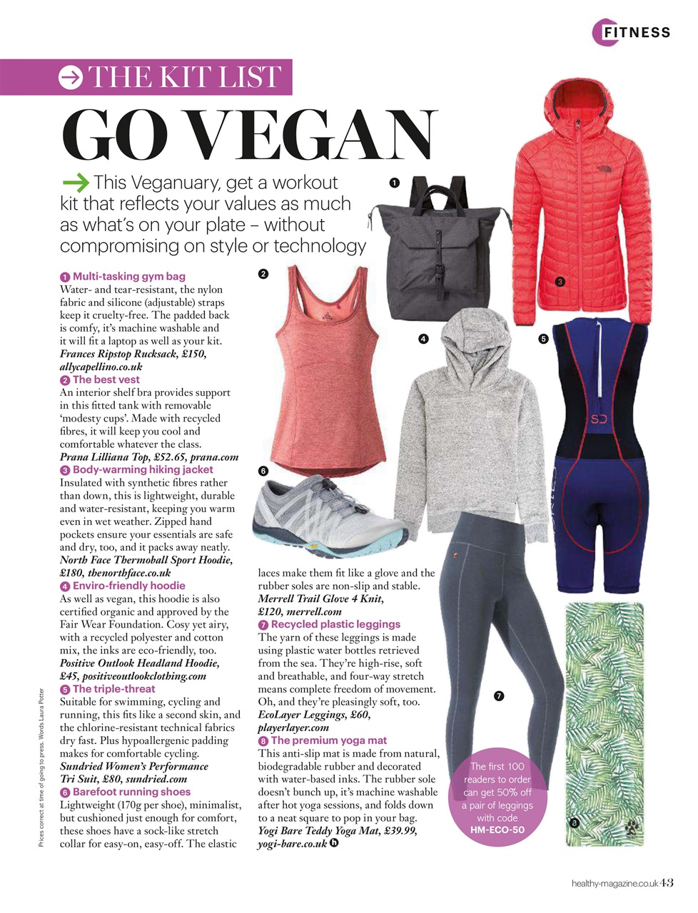 Healthy Magazine Preview Pages