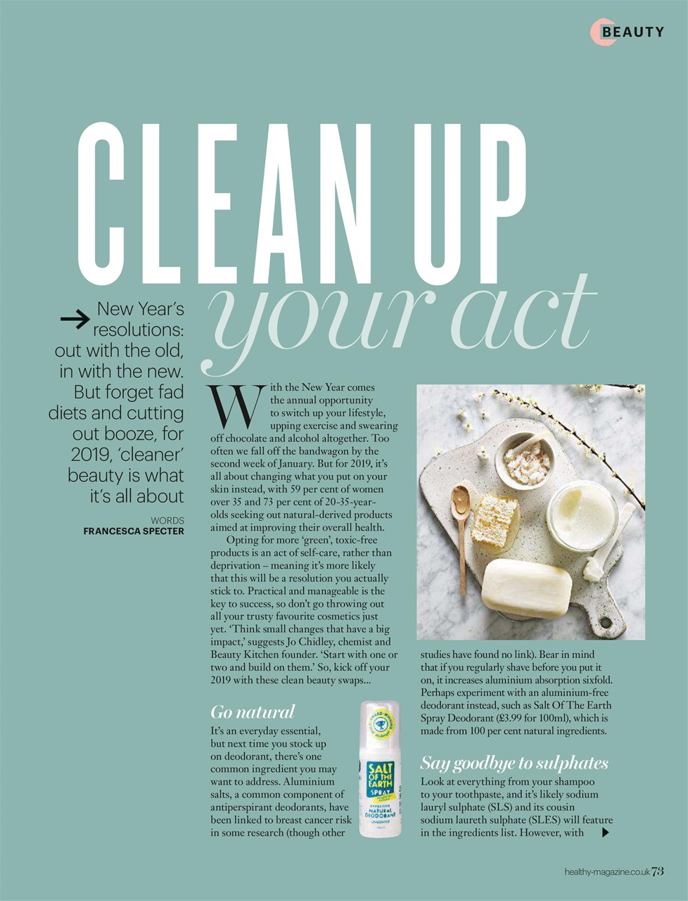 Healthy Magazine Preview Pages