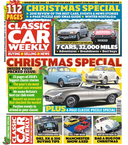 Classic Car Weekly issue 12th/19th December 2018