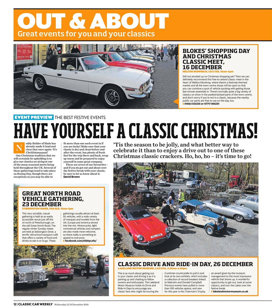 Classic Car Weekly Preview Pages