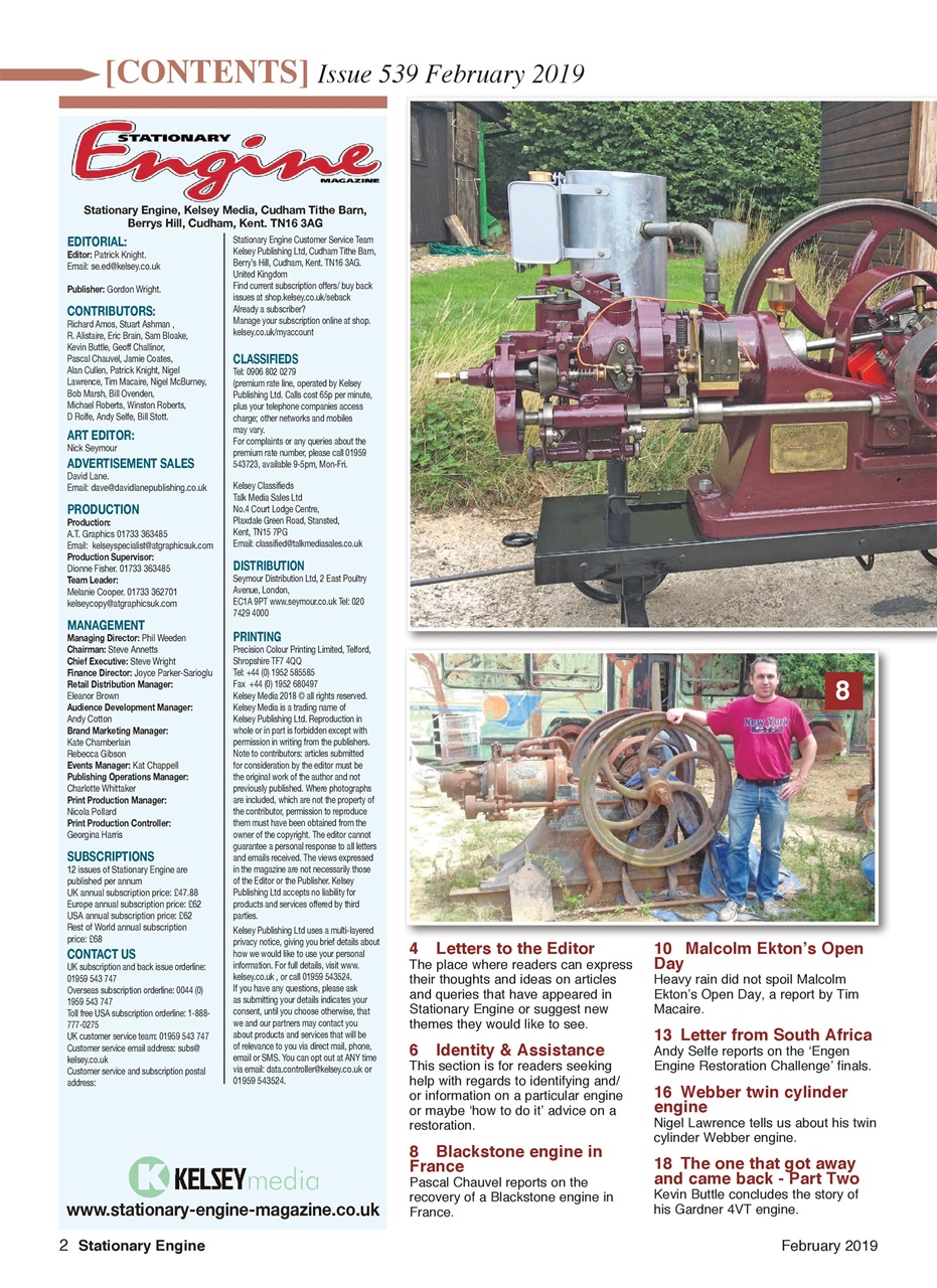 Stationary Engine Preview Pages