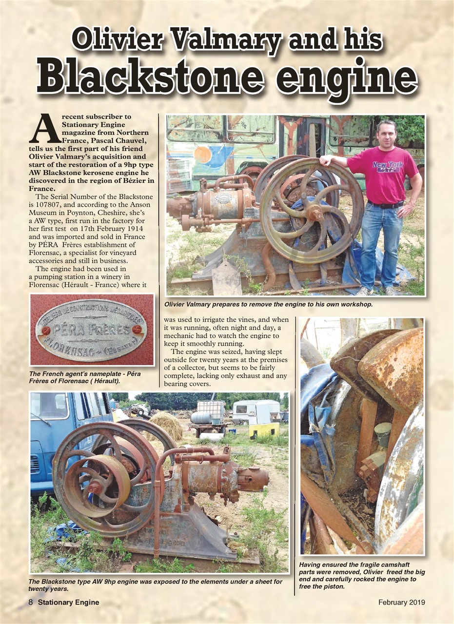Stationary Engine Preview Pages