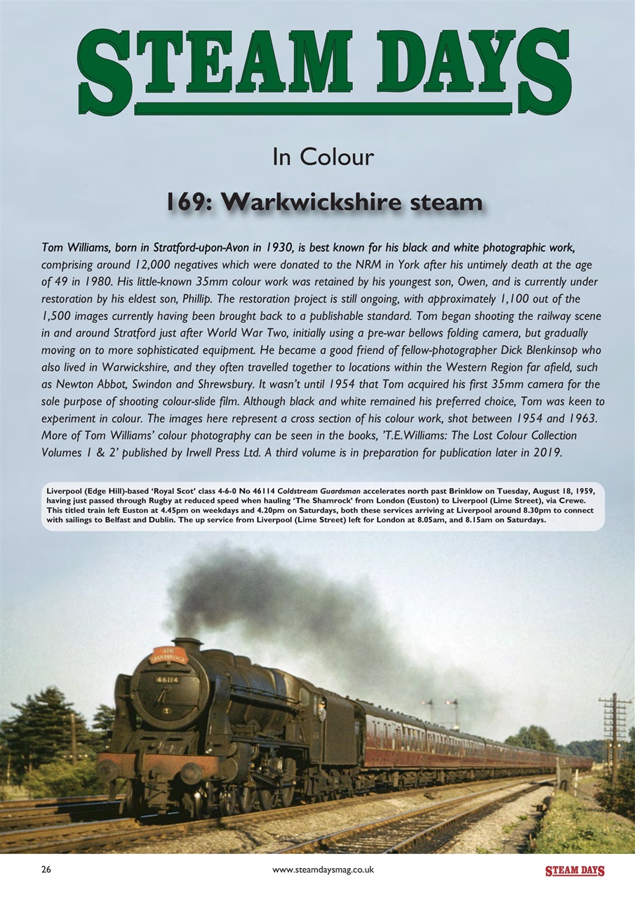 Steam Days Preview Pages