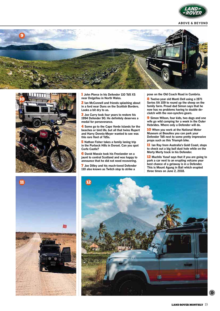 Land Rover Monthly Preview Pages
