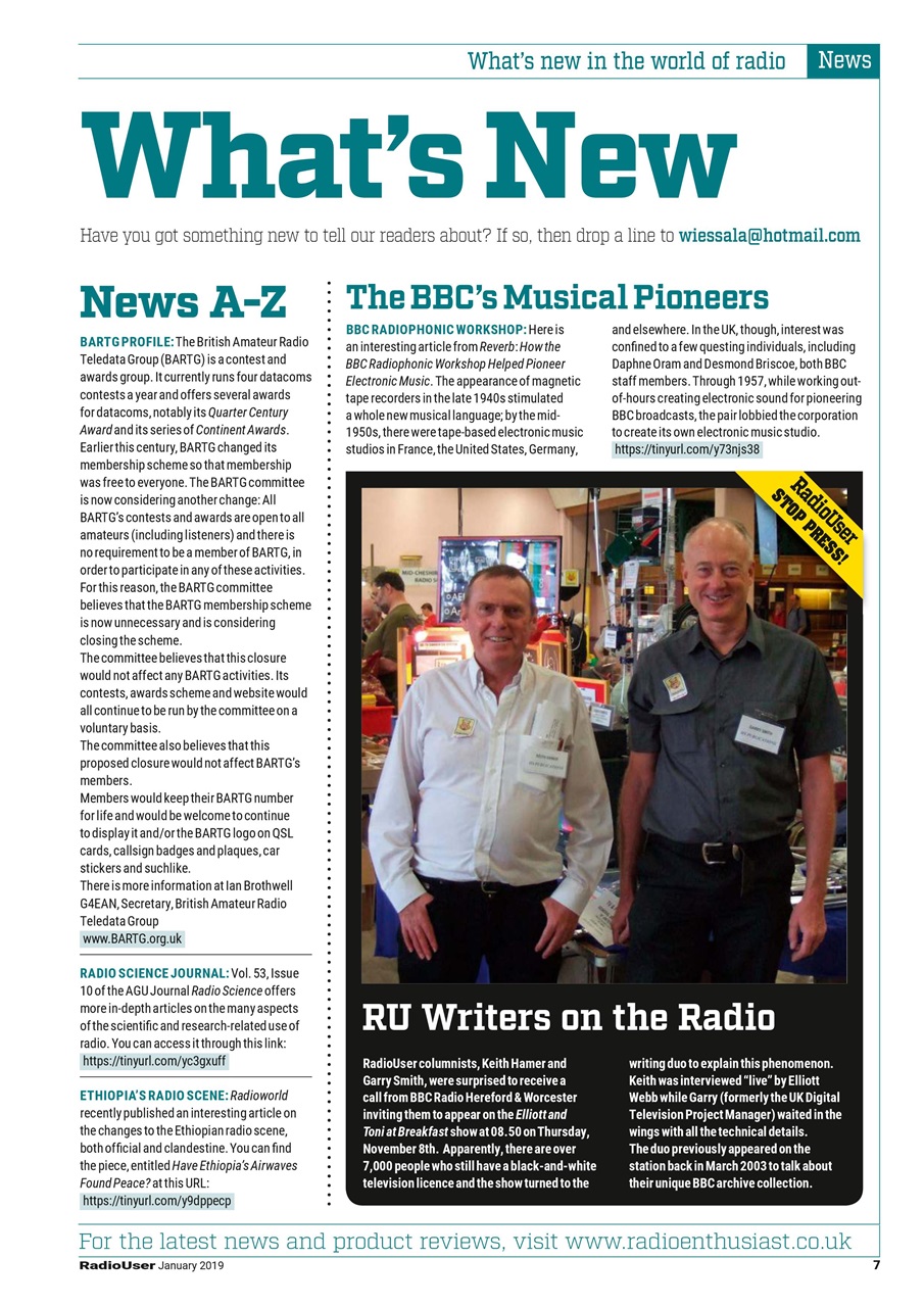 Radio User Preview Pages