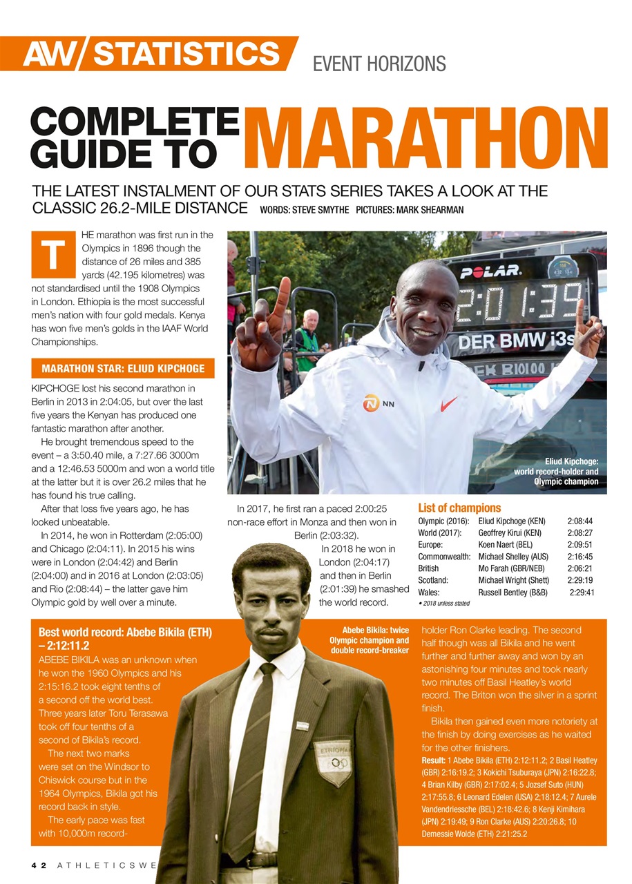 AW – Athletics Weekly Magazine Preview Pages