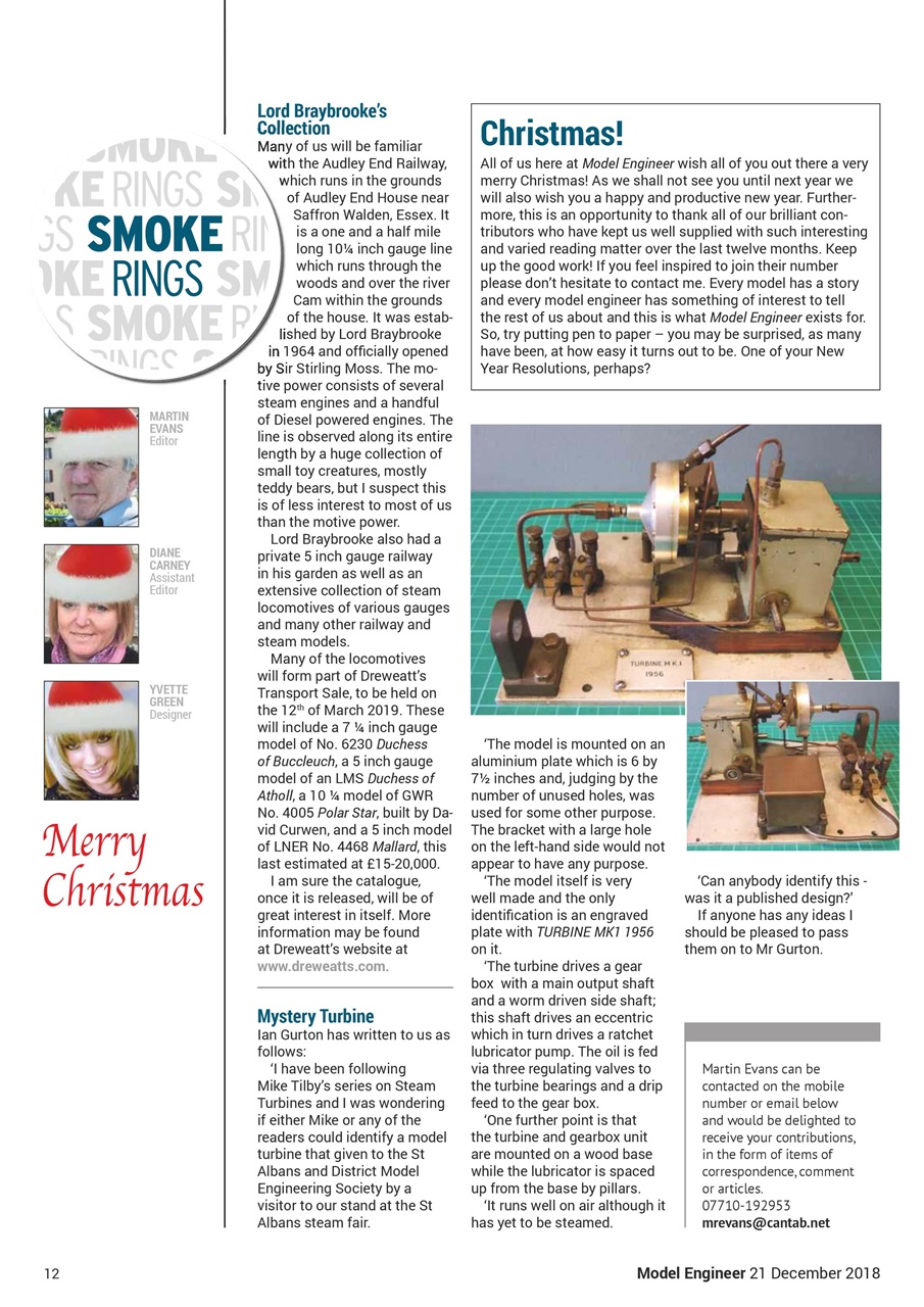 Model Engineer Preview Pages