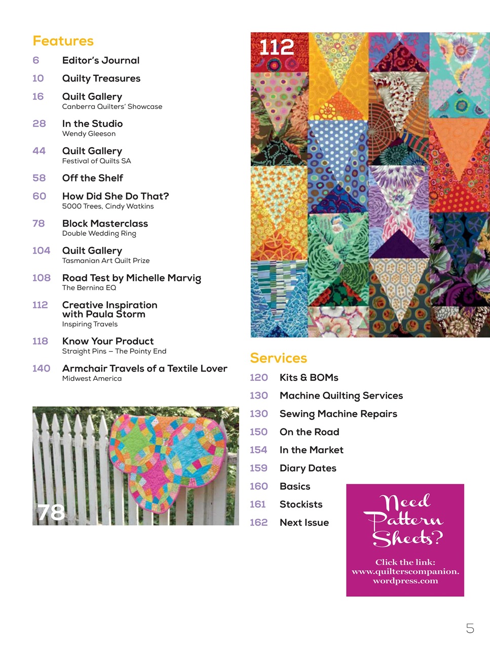Quilters Companion Preview Pages