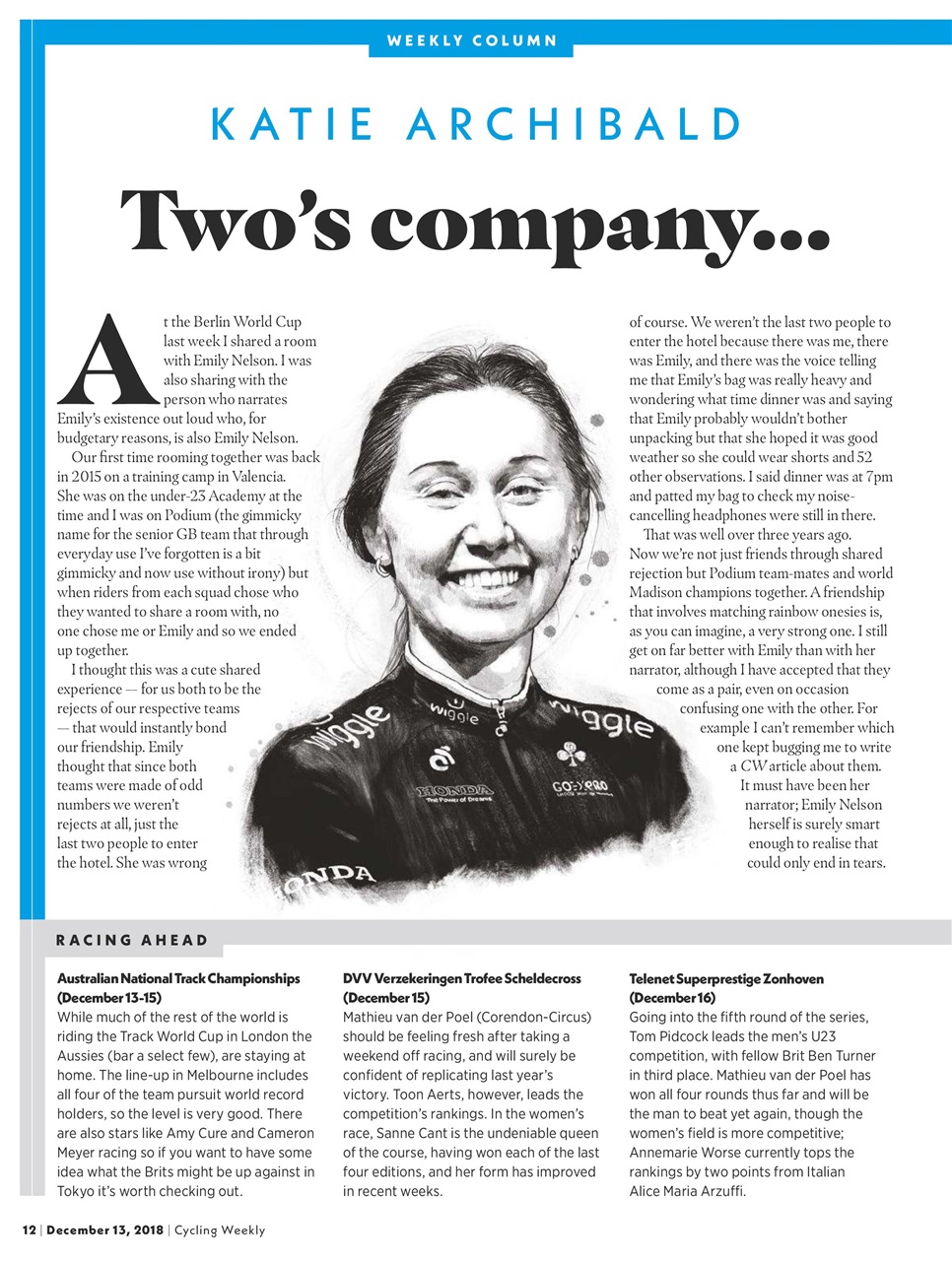 Cycling Weekly Preview Pages