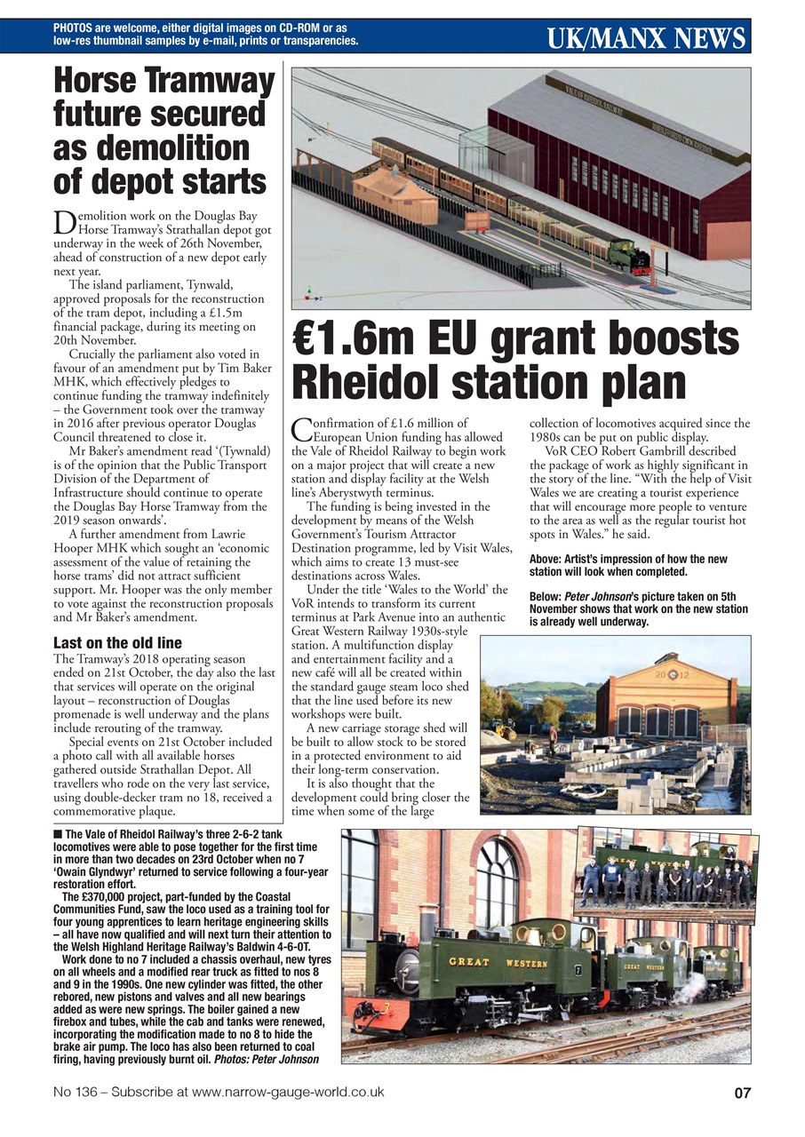 Narrow Gauge World Preview Pages