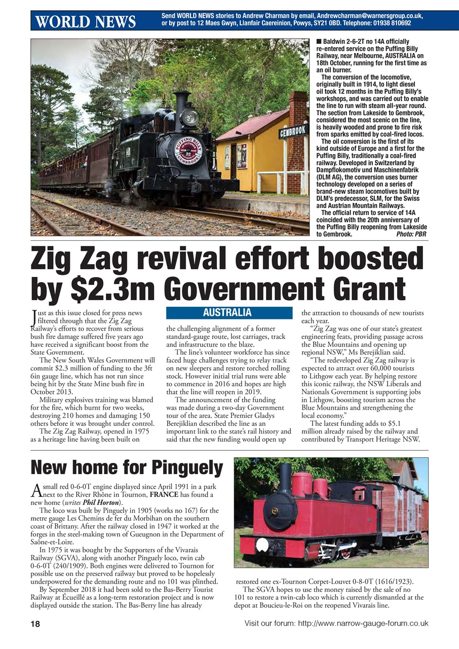 Narrow Gauge World Preview Pages