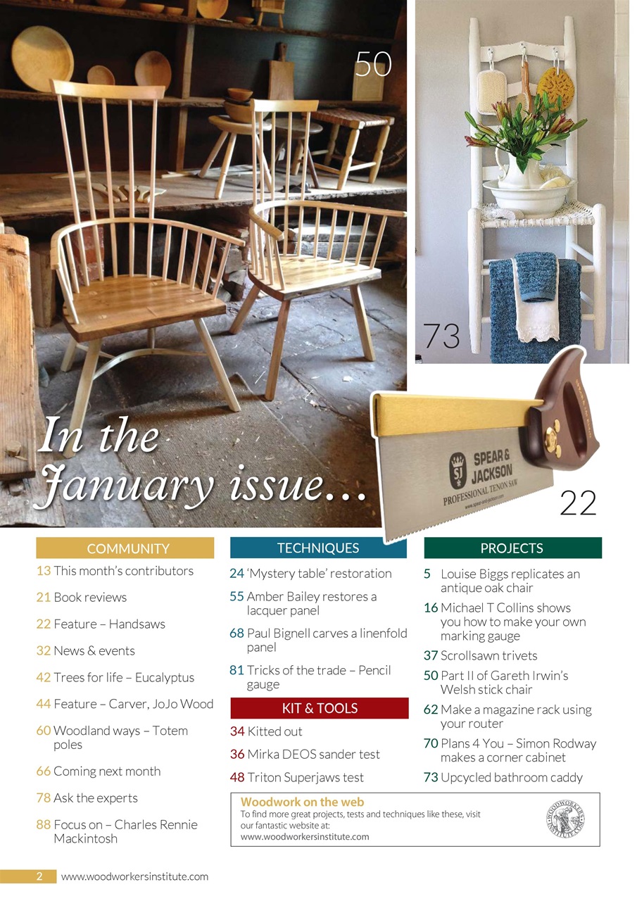 Woodworking Crafts Magazine Preview Pages