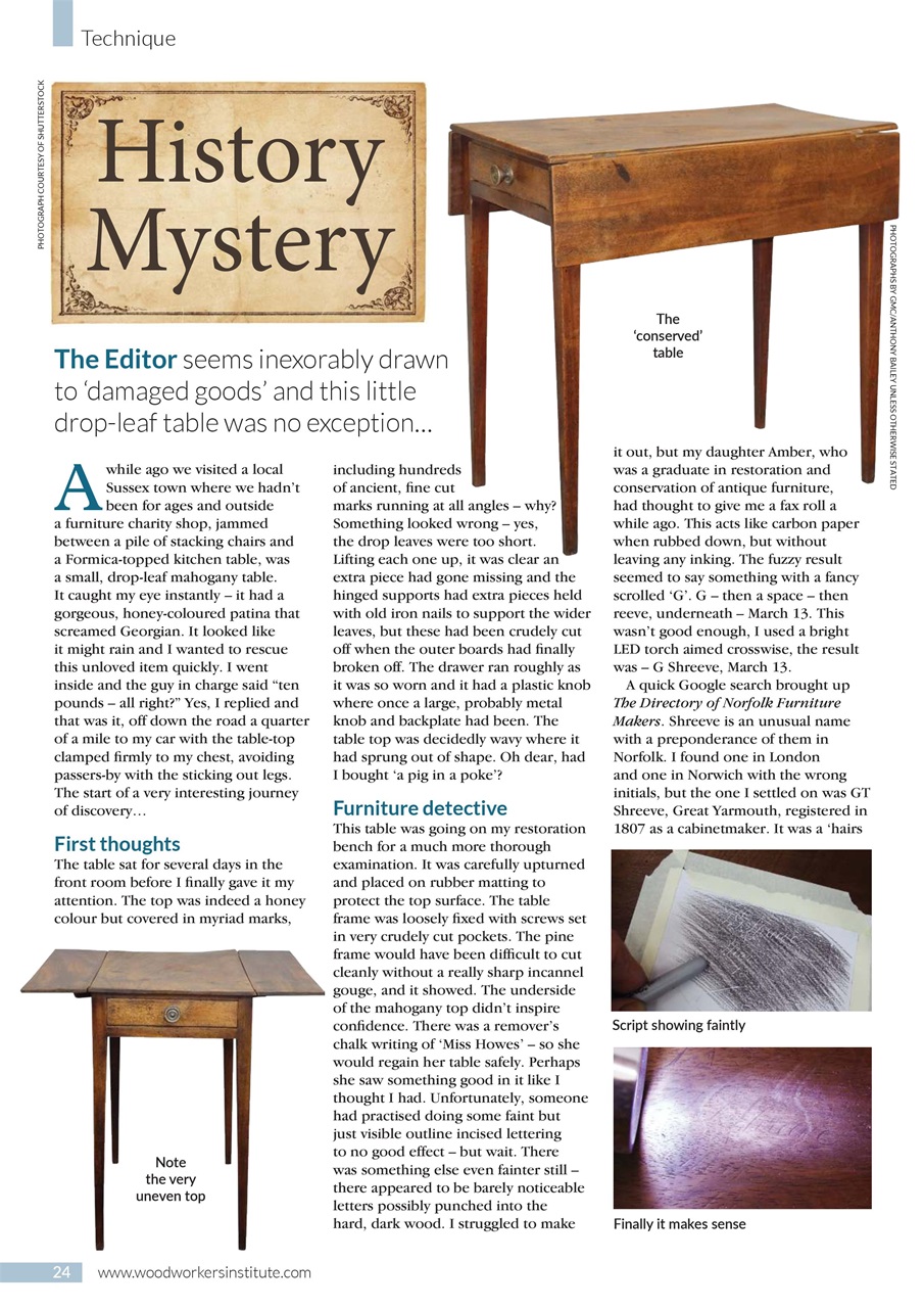 Woodworking Crafts Magazine Preview Pages