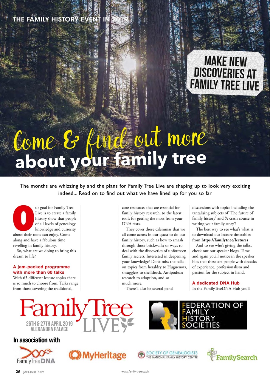 Family Tree Preview Pages