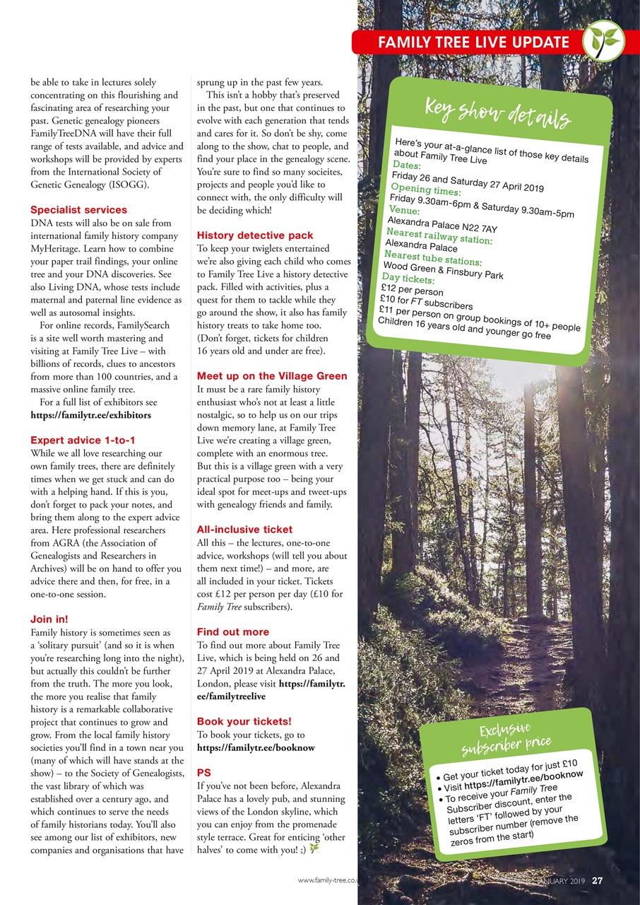 Family Tree Preview Pages