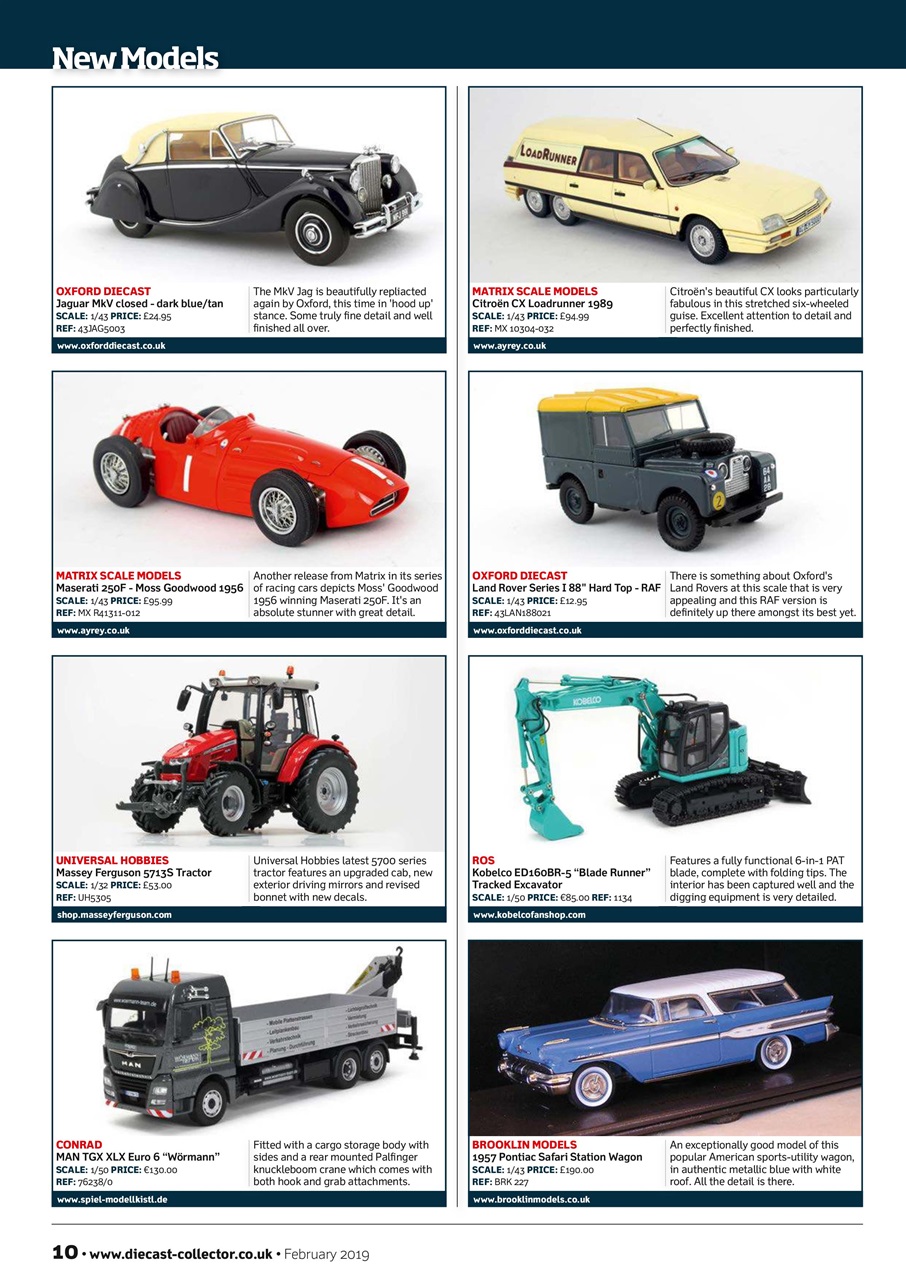 Diecast Collector Preview Pages