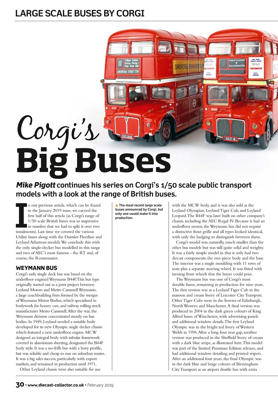 Diecast Collector Preview Pages