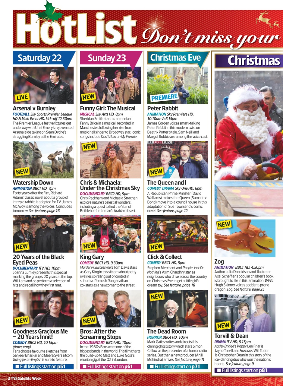 TV & Satellite Week Preview Pages